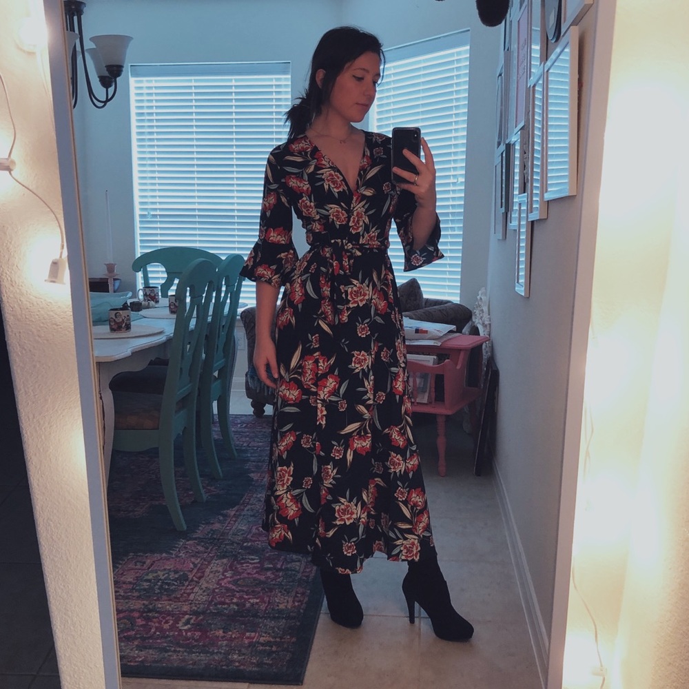 NastyGal wrap dress